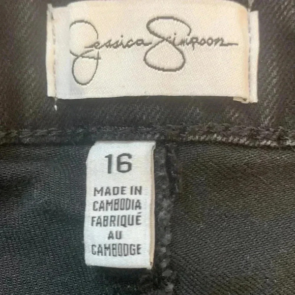 Jessica  Simpson, high rise ankle jean, size 16, EUC - Picture 3 of 6